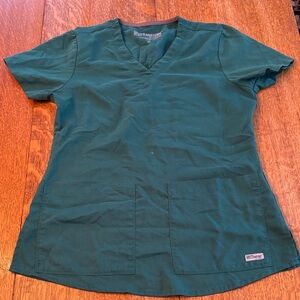 Grey's Anatomy Teal Scrub Top